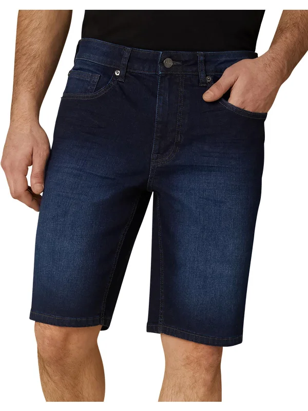 Mens Regular Fit Jean Denim Shorts
