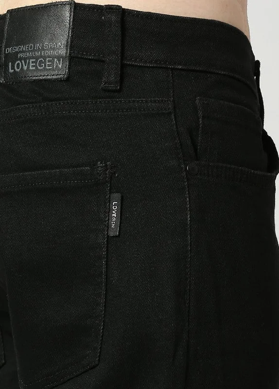 Solid Black Cruz Skinny Fit Basic Jeans Solid Black Cruz Skinny Fit Basic Jeans