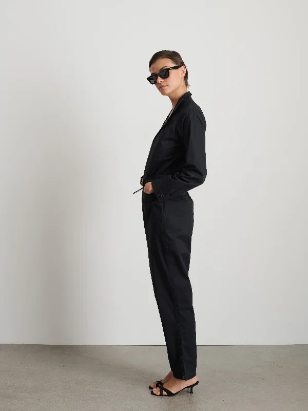 Standard Zip Jumpsuit in Herringbone Standard Zip Jumpsuit in Herringbone