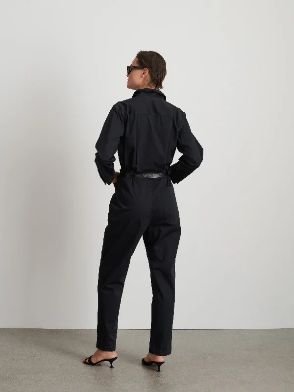 Standard Zip Jumpsuit in Herringbone Standard Zip Jumpsuit in Herringbone